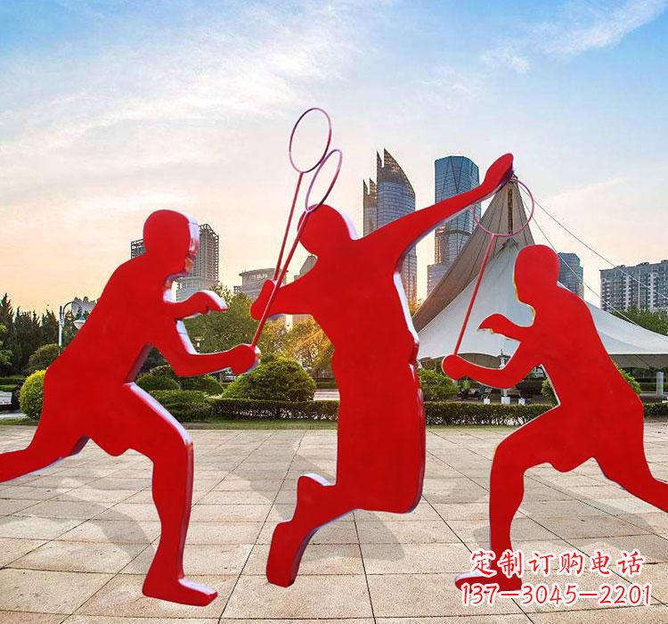 宁波不锈钢羽毛球雕塑艺术与运动的完美结合