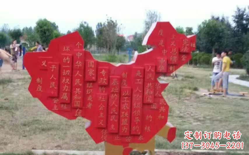宁波不锈钢地图雕塑精美纷呈