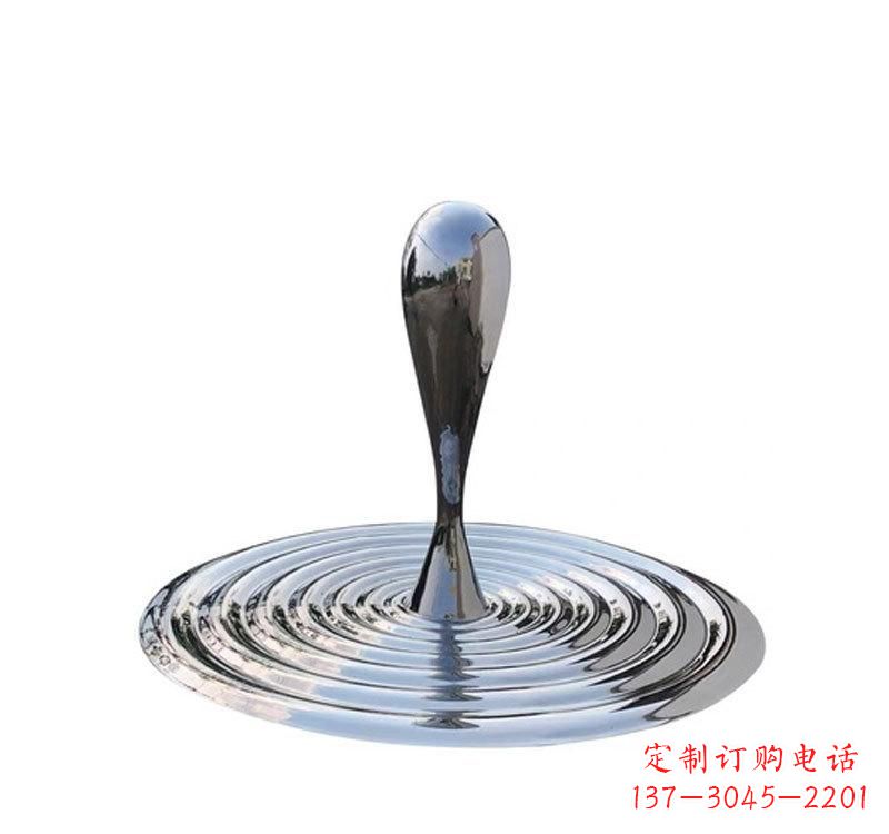 宁波不锈钢景区水滴雕塑