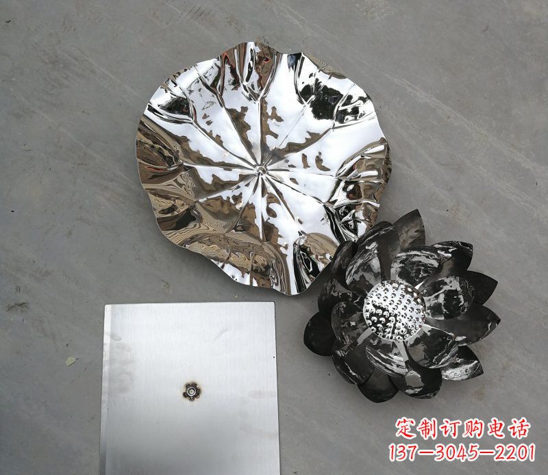 宁波不锈钢荷叶公园景观雕塑