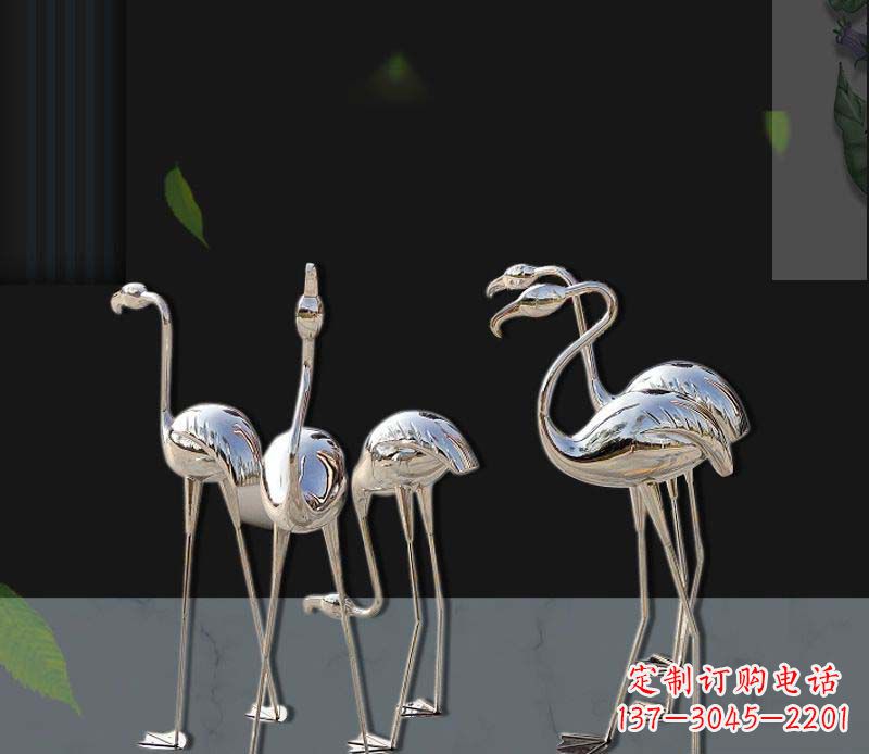 宁波非凡之美不锈钢火烈鸟雕塑