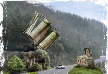 宁波神农本草经竹简雕塑——传承中华文化精髓