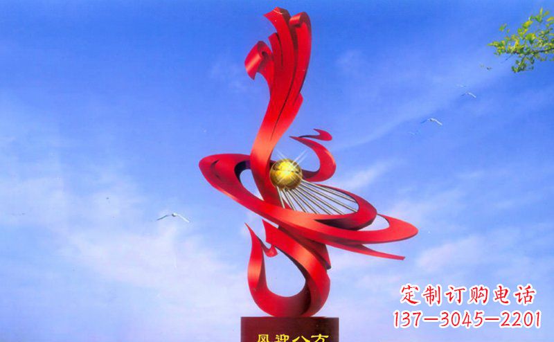 宁波不锈钢孔雀雕塑——迎接八方美好