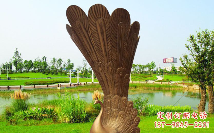 宁波不锈钢孔雀展翅高飞