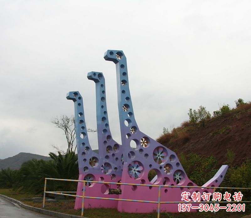 宁波不锈钢恐龙雕塑精致的古代艺术