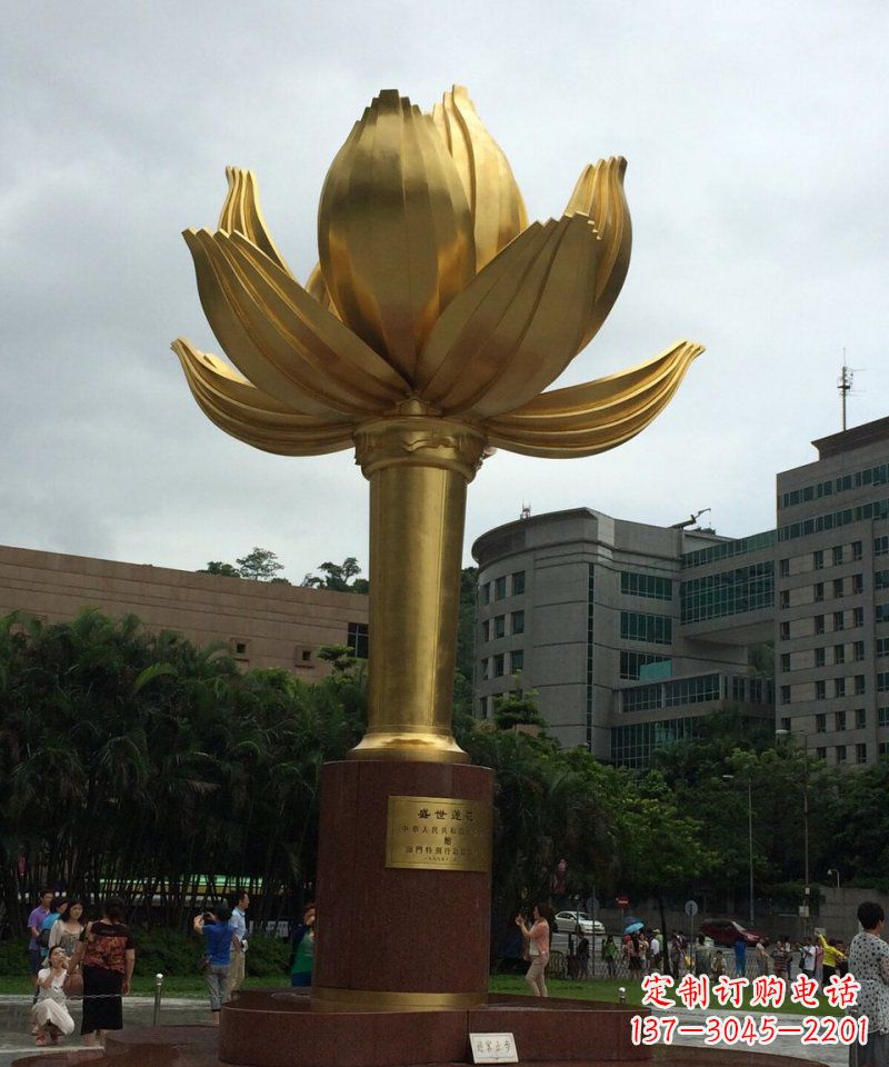 宁波不锈钢莲花雕塑——美丽的艺术见证