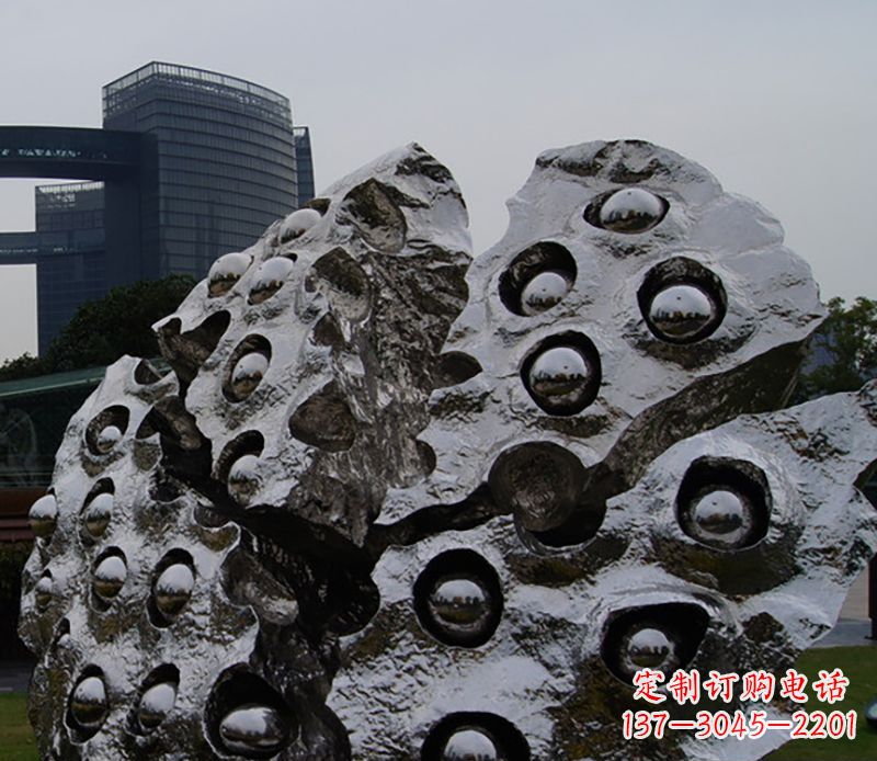 宁波不锈钢莲蓬雕塑精美绝伦