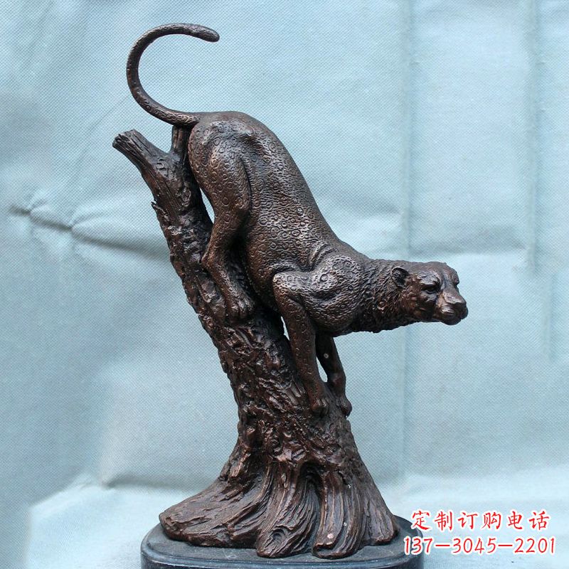 宁波不锈钢猎豹雕塑经典之美