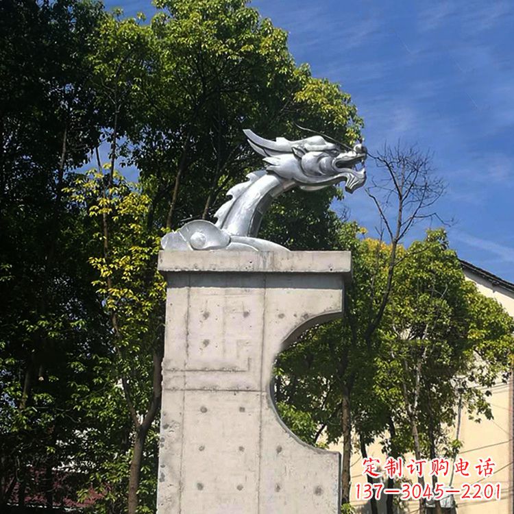 宁波不锈钢龙雕塑——传承中华文化精髓