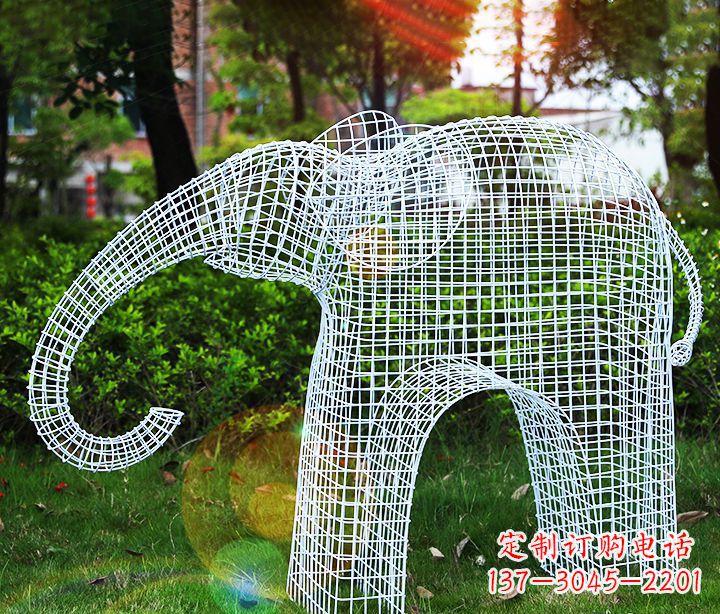 宁波不锈钢大象雕塑给城市带来美丽的艺术