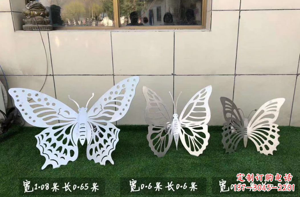 宁波不锈钢镂空蝴蝶公园雕塑——精美绝伦