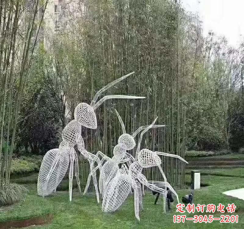 宁波不锈钢镂空蚂蚁雕塑艺术细节的精彩绝伦