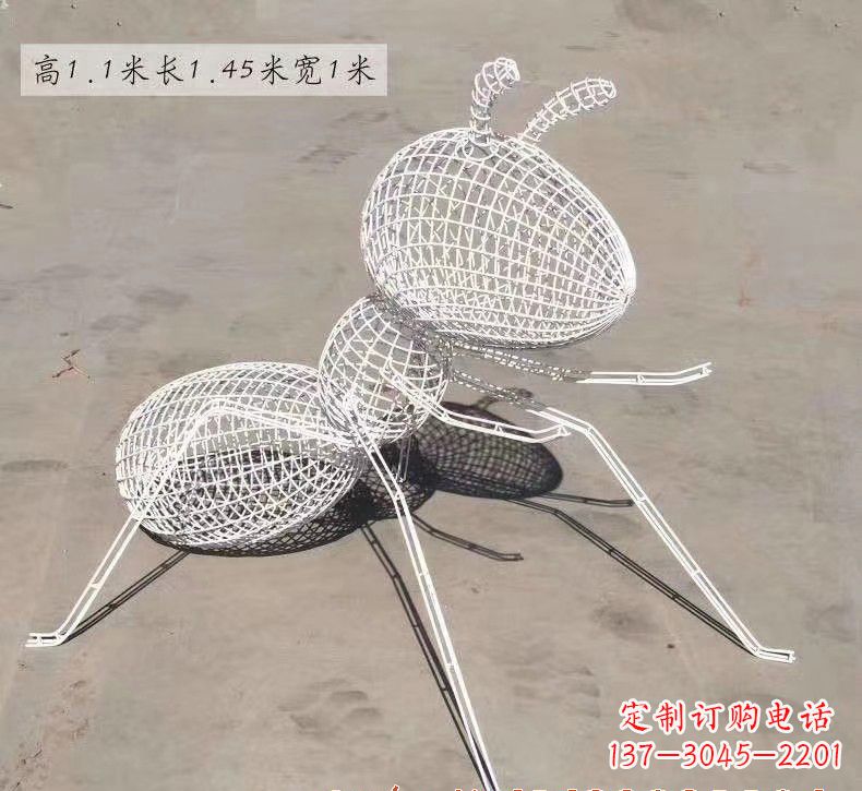 宁波不锈钢镂空蚂蚁雕塑