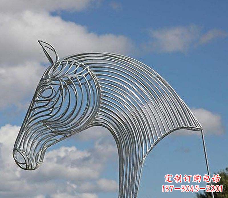 宁波不锈钢马头雕塑抽象雕塑的新突破