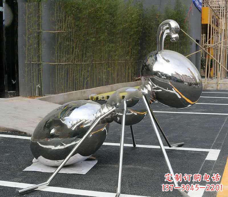 宁波不锈钢蚂蚁雕塑——艺术的融合