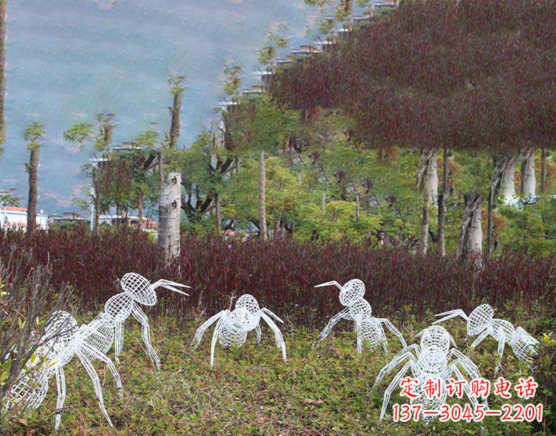 宁波不锈钢蚂蚁镂空雕塑艺术与自然的完美结合