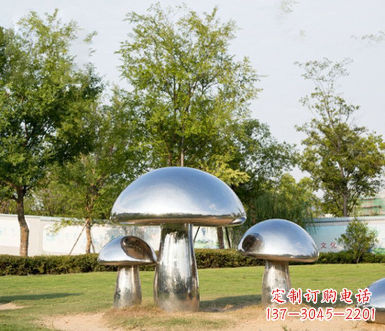 宁波不锈钢蘑菇雕塑精致而美观