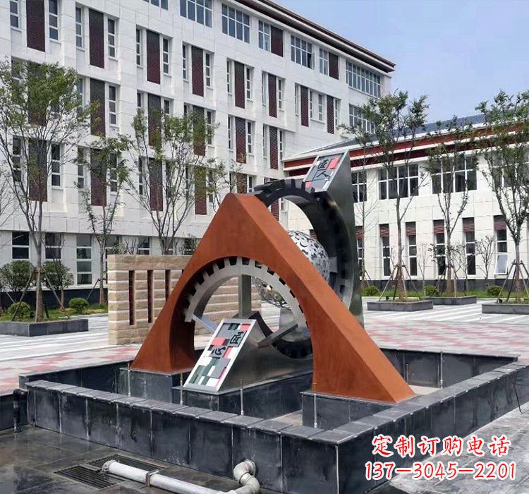 宁波不锈钢齿轮雕塑精湛工艺展现匠心