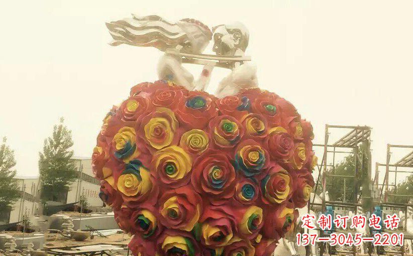 宁波浪漫之美——不锈钢情侣结婚雕塑