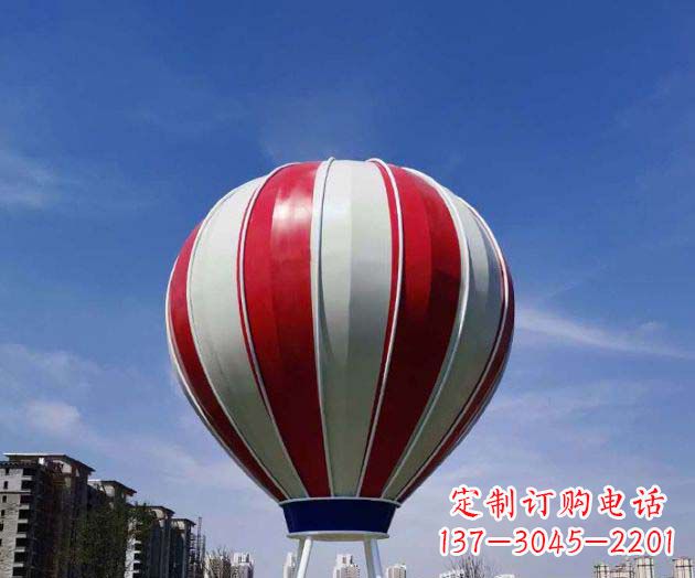 宁波不锈钢热气球雕塑给景观增添精彩