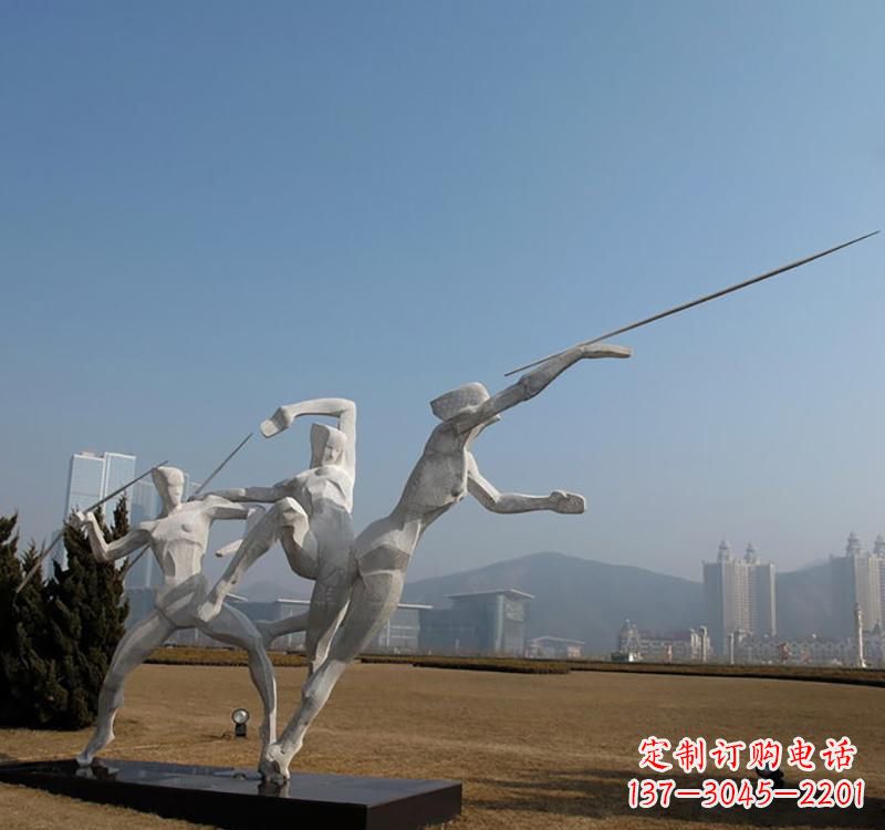 宁波不锈钢标枪雕塑