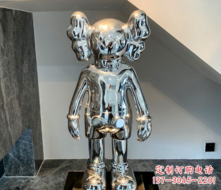 宁波精致的不锈钢机器人雕塑