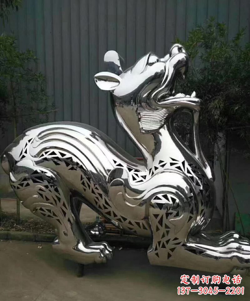 宁波不锈钢麒麟象征着祥和与美好
