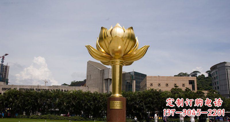 宁波不锈钢莲花雕塑——精美的艺术品