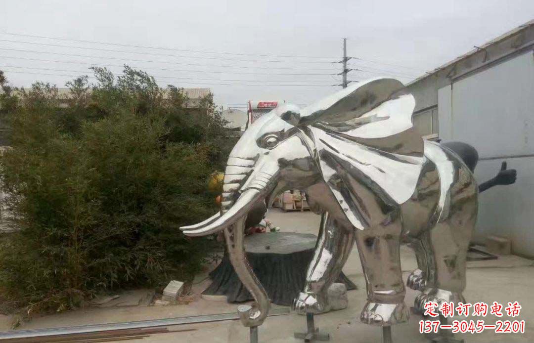 宁波大象雕塑为售楼部装饰点缀