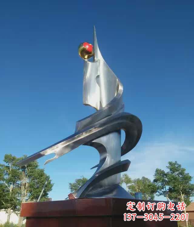 宁波利用不锈钢创作书籍雕塑