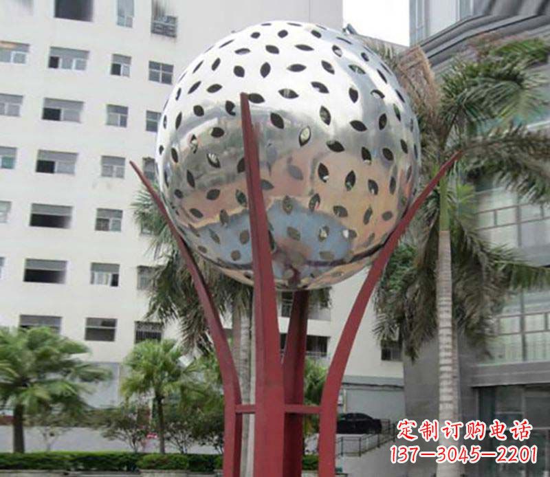 宁波镂空树叶雕塑——给校园景观增添灵动之美