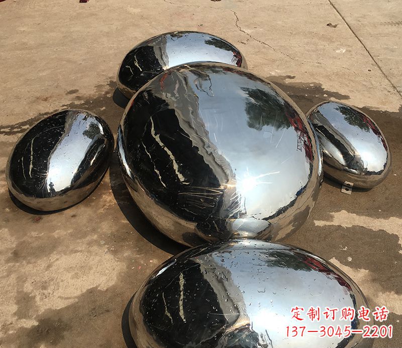 宁波精致灵动的不锈钢水滴雕塑