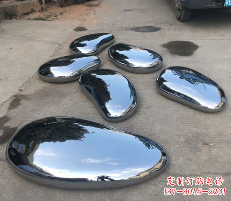 宁波不锈钢水滴公园雕塑