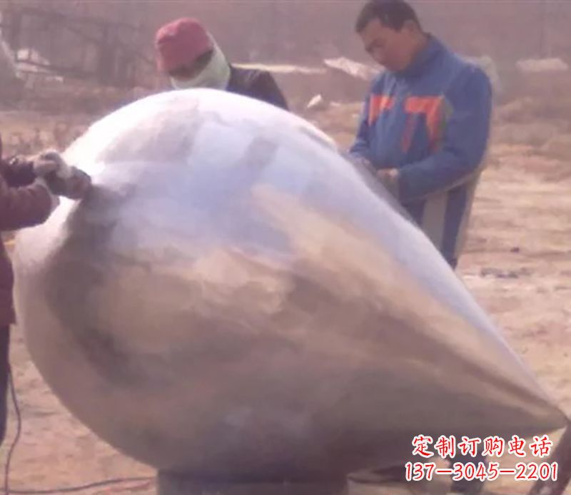 宁波不锈钢水滴广场雕塑