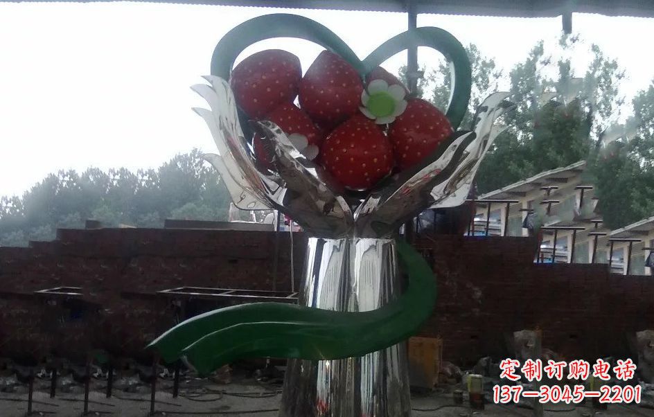 宁波不锈钢水果雕塑精美绝伦