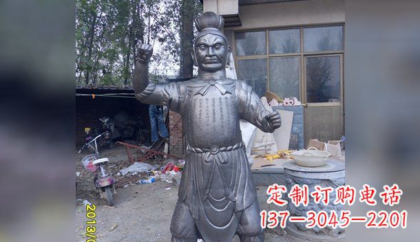 宁波不锈钢四大天王雕塑神圣守护者