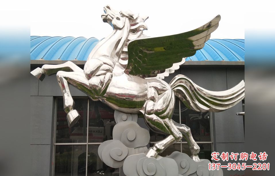 宁波不锈钢飞马雕塑艺术的精髓