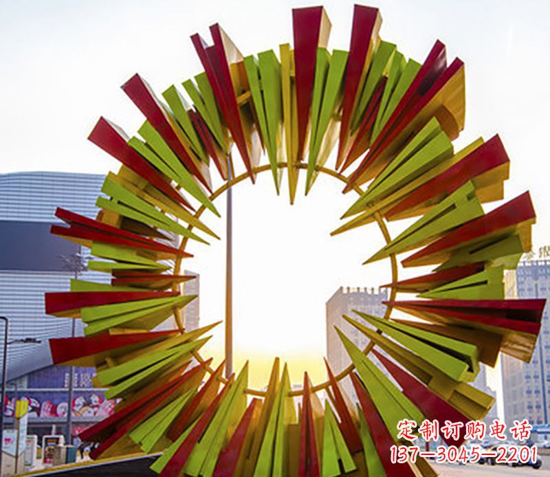 宁波绚烂太阳,精美不锈钢太阳花雕塑