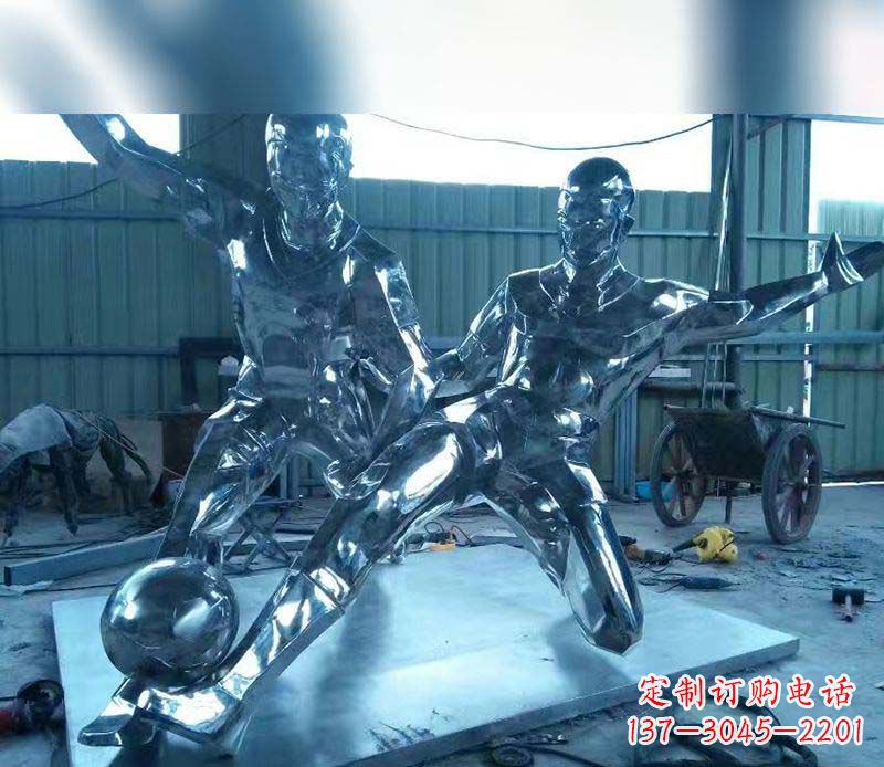 宁波不锈钢足球雕塑精美的足球景观