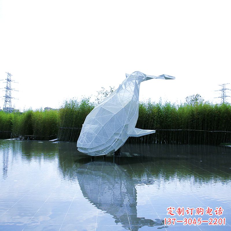 宁波精美的不锈钢鲸鱼雕塑