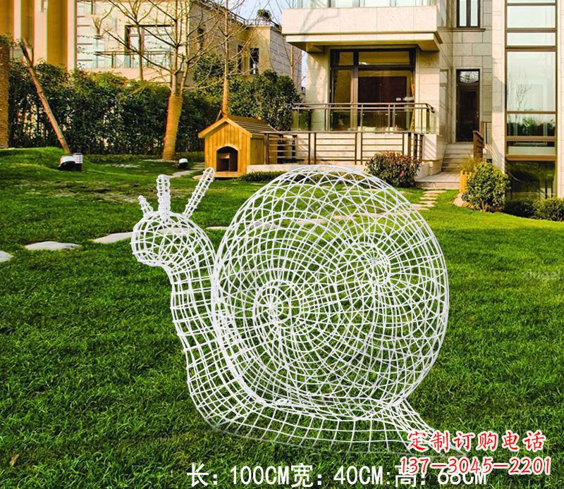 宁波不锈钢蜗牛雕塑进化的象征