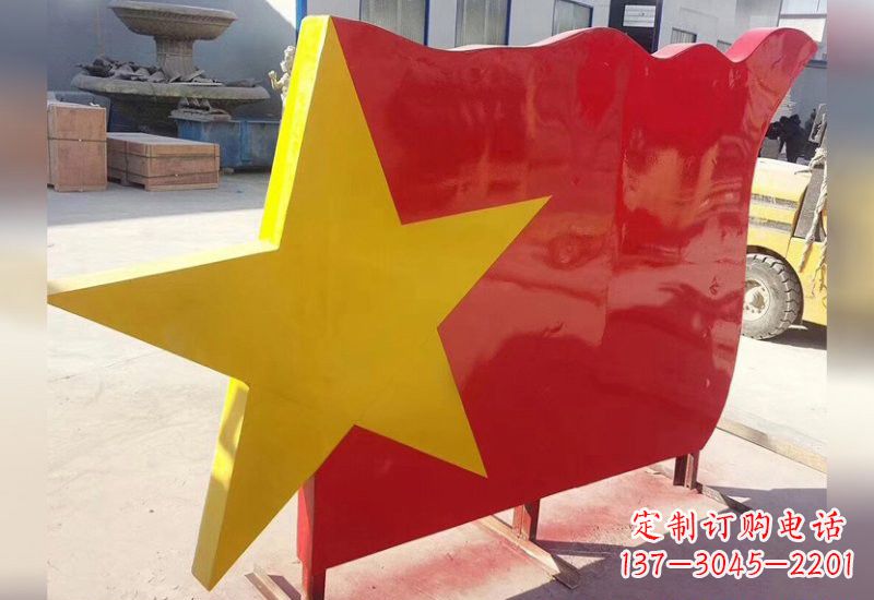 宁波不锈钢五角星旗帜雕塑不只是国旗