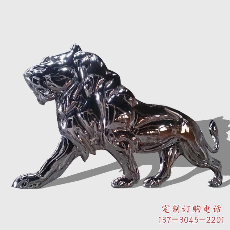 宁波不锈钢西洋狮子雕塑