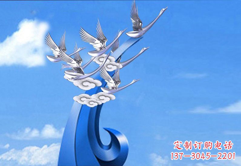 宁波不锈钢仙鹤美化环境