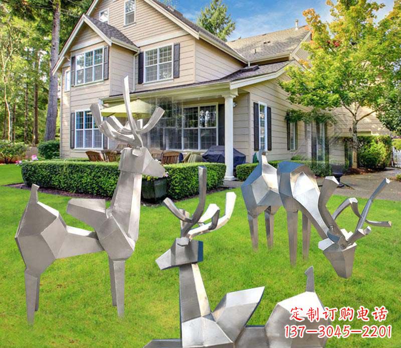 宁波不锈钢小鹿雕塑艺术品中最美丽的灵魂