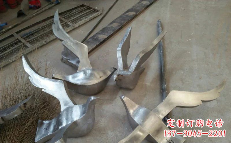 宁波精美的不锈钢小型鸽子雕塑