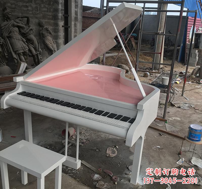 宁波不锈钢校园钢琴雕塑发出音乐的艺术