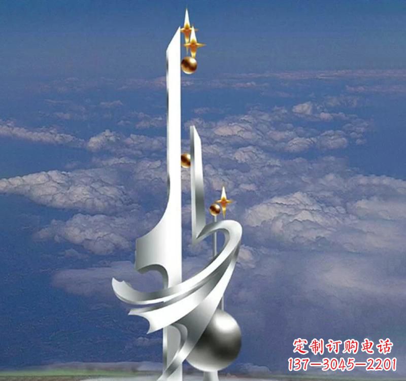 宁波不锈钢校园书本雕塑传承知识文化