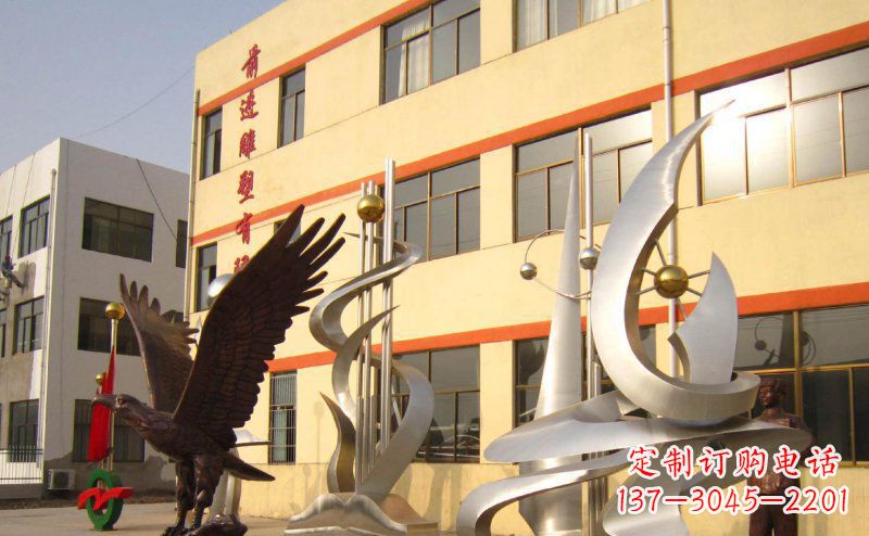 宁波不锈钢雄鹰雕塑