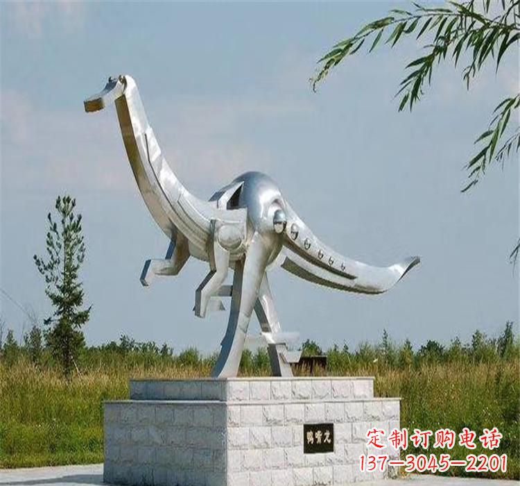 宁波不锈钢鸭嘴龙雕塑传承独特艺术魅力